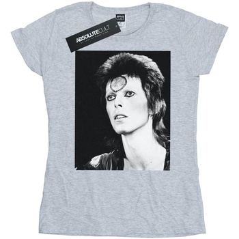 Abbigliamento Donna T-shirts a maniche lunghe David Bowie Ziggy Looking Grigio