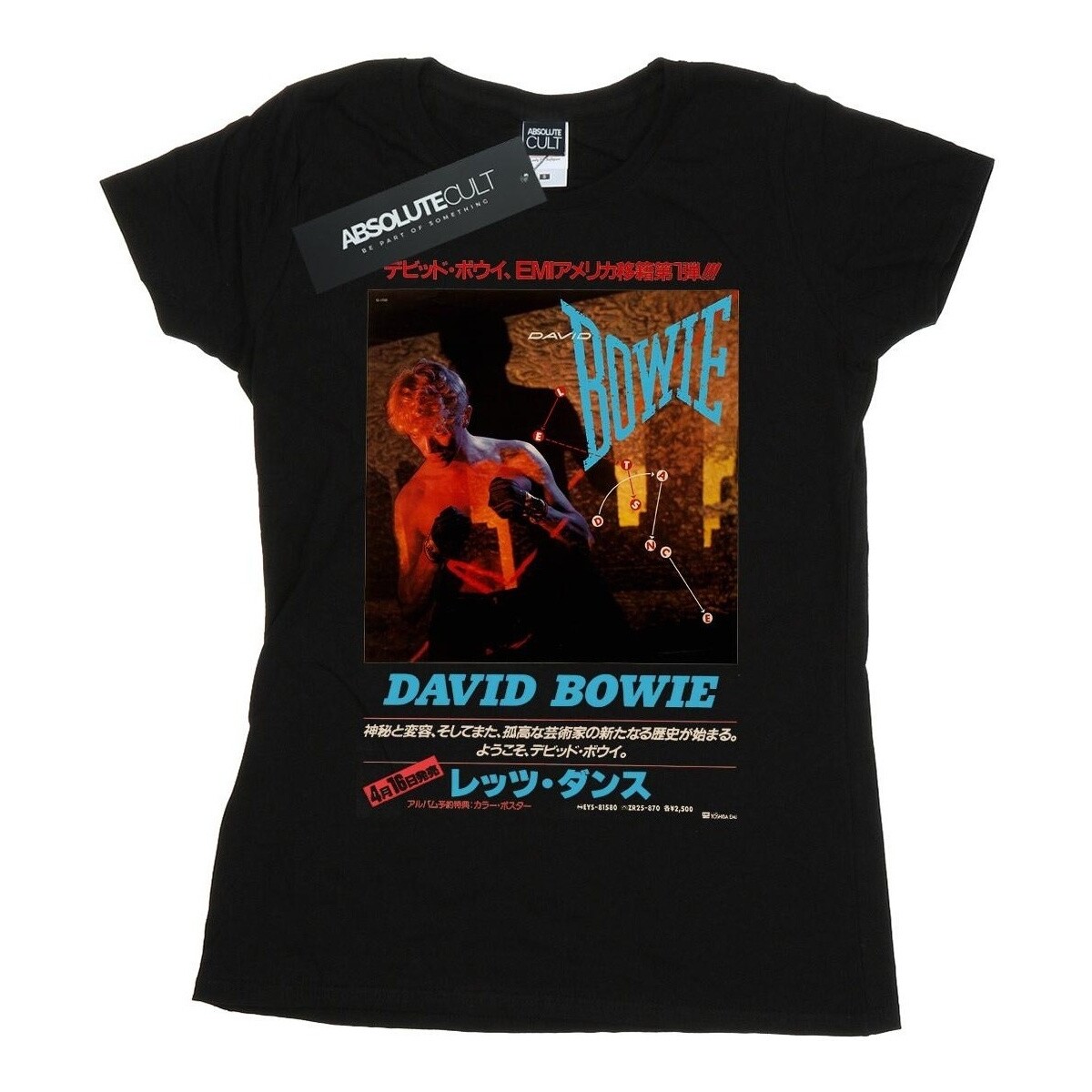 Abbigliamento Donna T-shirts a maniche lunghe David Bowie Asian Poster Nero