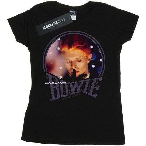 Abbigliamento Donna T-shirts a maniche lunghe David Bowie Quiet Lights Nero