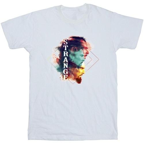Abbigliamento Bambina T-shirts a maniche lunghe Marvel Doctor Strange Cloud Bianco