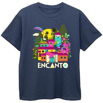 Abbigliamento Bambino T-shirt maniche corte Disney Encanto Many Houses Blu
