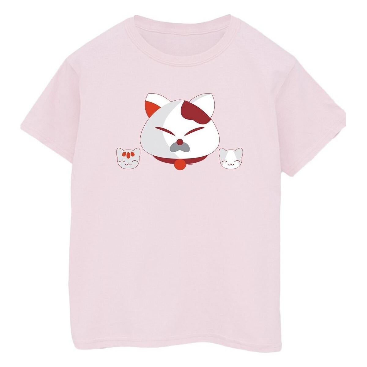 Abbigliamento Uomo T-shirts a maniche lunghe Disney Big Hero 6 Baymax Kitten Heads Rosso