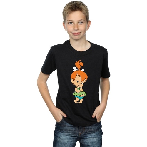 Abbigliamento Bambino T-shirt maniche corte The Flintstones Pebbles Flintstone Nero