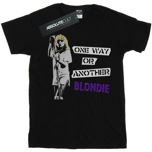 Abbigliamento Bambina T-shirts a maniche lunghe Blondie One Way Or Another Nero