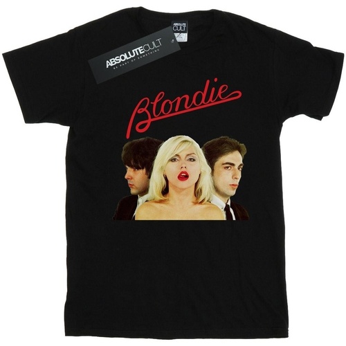Abbigliamento Bambina T-shirts a maniche lunghe Blondie Band Trio Nero