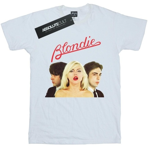 Abbigliamento Bambina T-shirts a maniche lunghe Blondie Band Trio Bianco