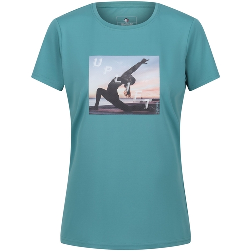 Abbigliamento Donna T-shirts a maniche lunghe Regatta RG8989 Blu