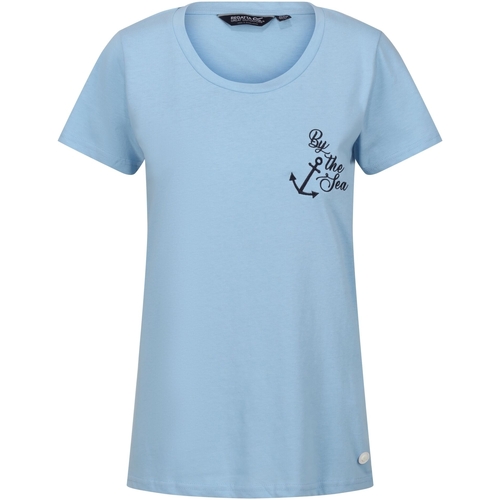 Abbigliamento Donna T-shirts a maniche lunghe Regatta Filandra VII By The Sea Blu