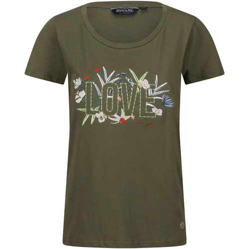 Abbigliamento Donna T-shirts a maniche lunghe Regatta Filandra VII Verde