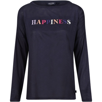Abbigliamento Donna T-shirts a maniche lunghe Regatta Carlene Happiness Blu