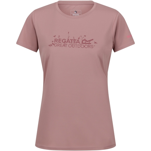 Abbigliamento Donna T-shirts a maniche lunghe Regatta Fingal VII Viola