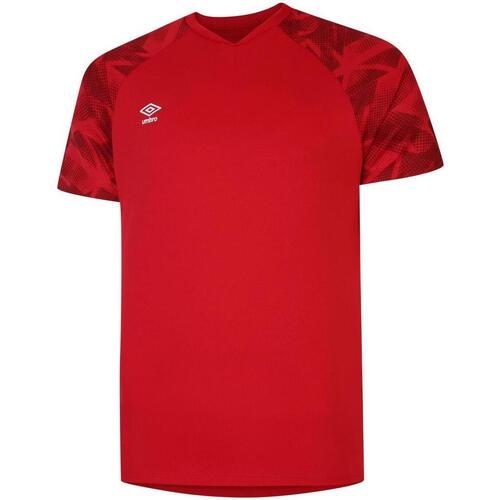 Abbigliamento Uomo T-shirts a maniche lunghe Umbro UO1895 Rosso
