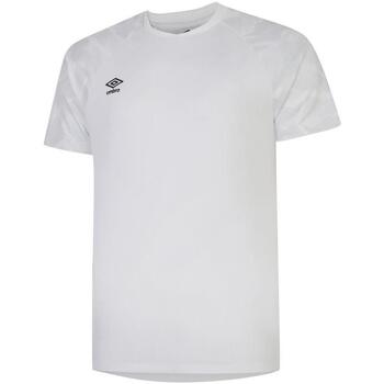 Abbigliamento Uomo T-shirts a maniche lunghe Umbro UO1895 Bianco