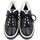 Scarpe Donna Sneakers Soffice Sogno Sneakers Donna in Pelle, Sottopiede Estraibile-22755 Nero