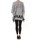 Abbigliamento Donna Giacche De Fil En Aiguille Poncho DH3122 gris Grigio