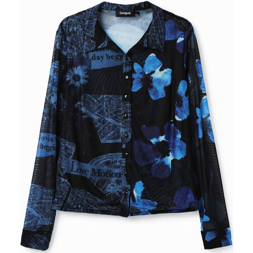 Abbigliamento Donna Camicie Desigual 24SWTK95 Blu