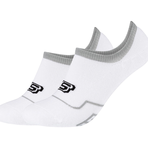 Accessori Calzini bassi Skechers 2PPK Cushioned Footy Socks Bianco