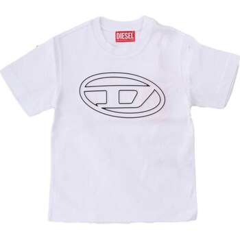 Abbigliamento Bambino T-shirt maniche corte Diesel J01788-0BEAF Bianco
