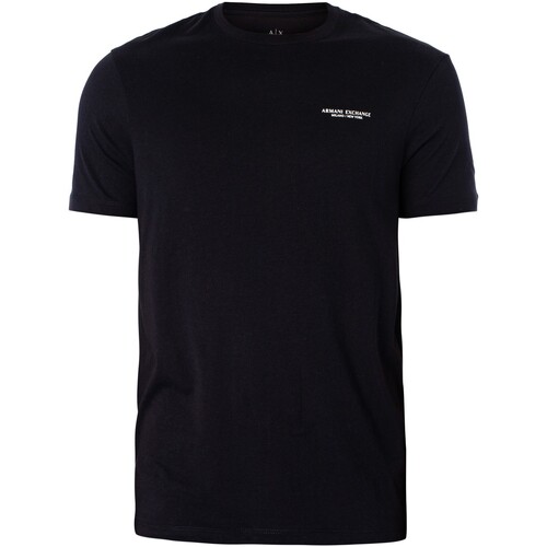 Abbigliamento Uomo T-shirt maniche corte EAX T-shirt con logo Blu