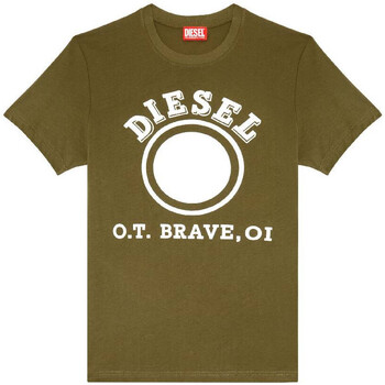 Abbigliamento Uomo T-shirt & Polo Diesel T-SHIRT T-DIEGOR-K64 Verde