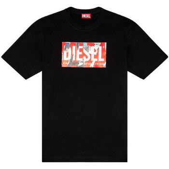 Abbigliamento Uomo T-shirt & Polo Diesel T-SHIRT T-JUST-L13 Nero