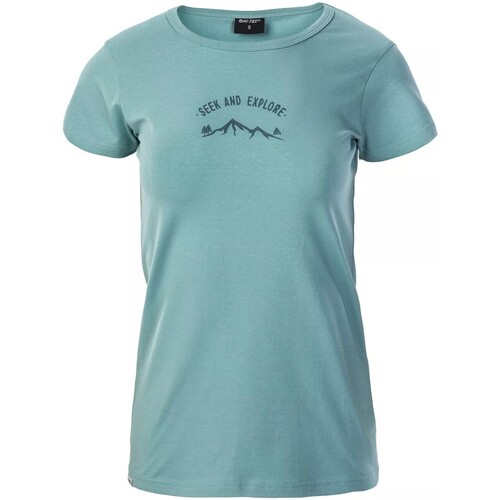 Abbigliamento Donna T-shirts a maniche lunghe Hi-Tec IG618 Blu