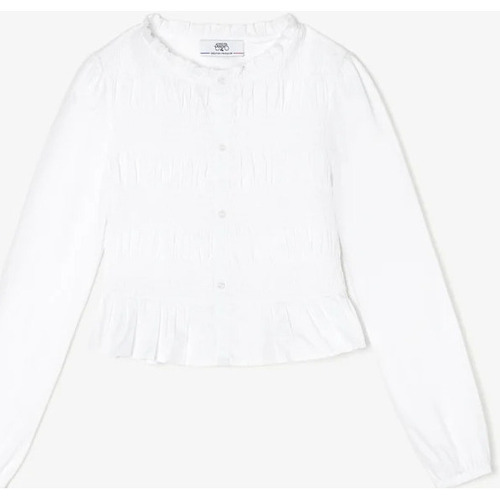 Abbigliamento Bambina Top / T-shirt senza maniche Le Temps des Cerises Top ULLAGI Bianco