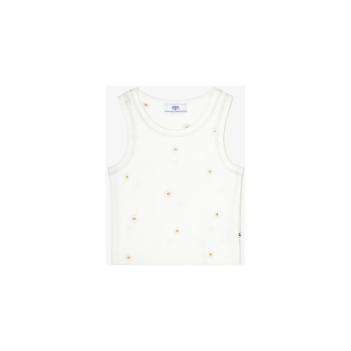 Abbigliamento Bambina Top / T-shirt senza maniche Le Temps des Cerises Canotta LYAGI Bianco