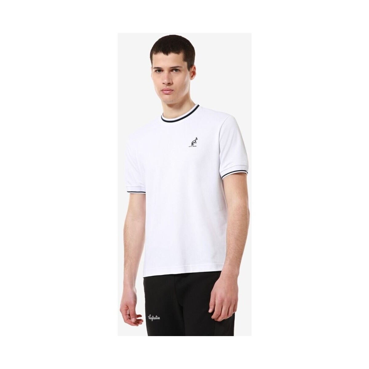 Abbigliamento Uomo T-shirt maniche corte Australian T-shirt uomo Piquet Bianco