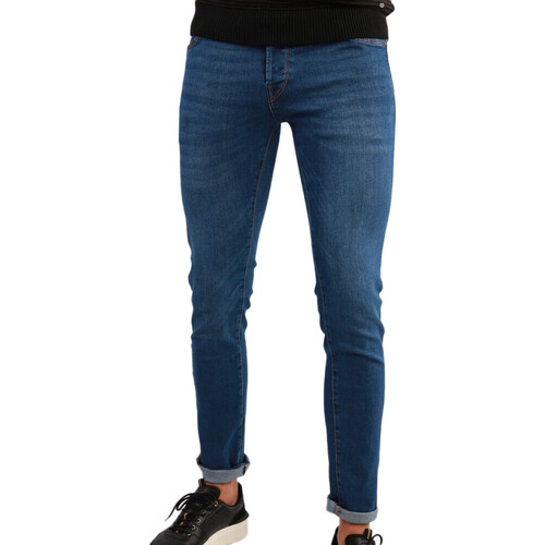 Abbigliamento Uomo Jeans slim Jack & Jones 12250894 Blu