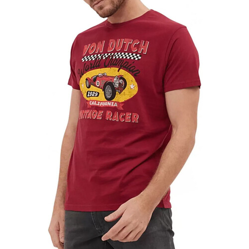 Abbigliamento Uomo T-shirt maniche corte Von Dutch VD/TRC/LEADER Rosso