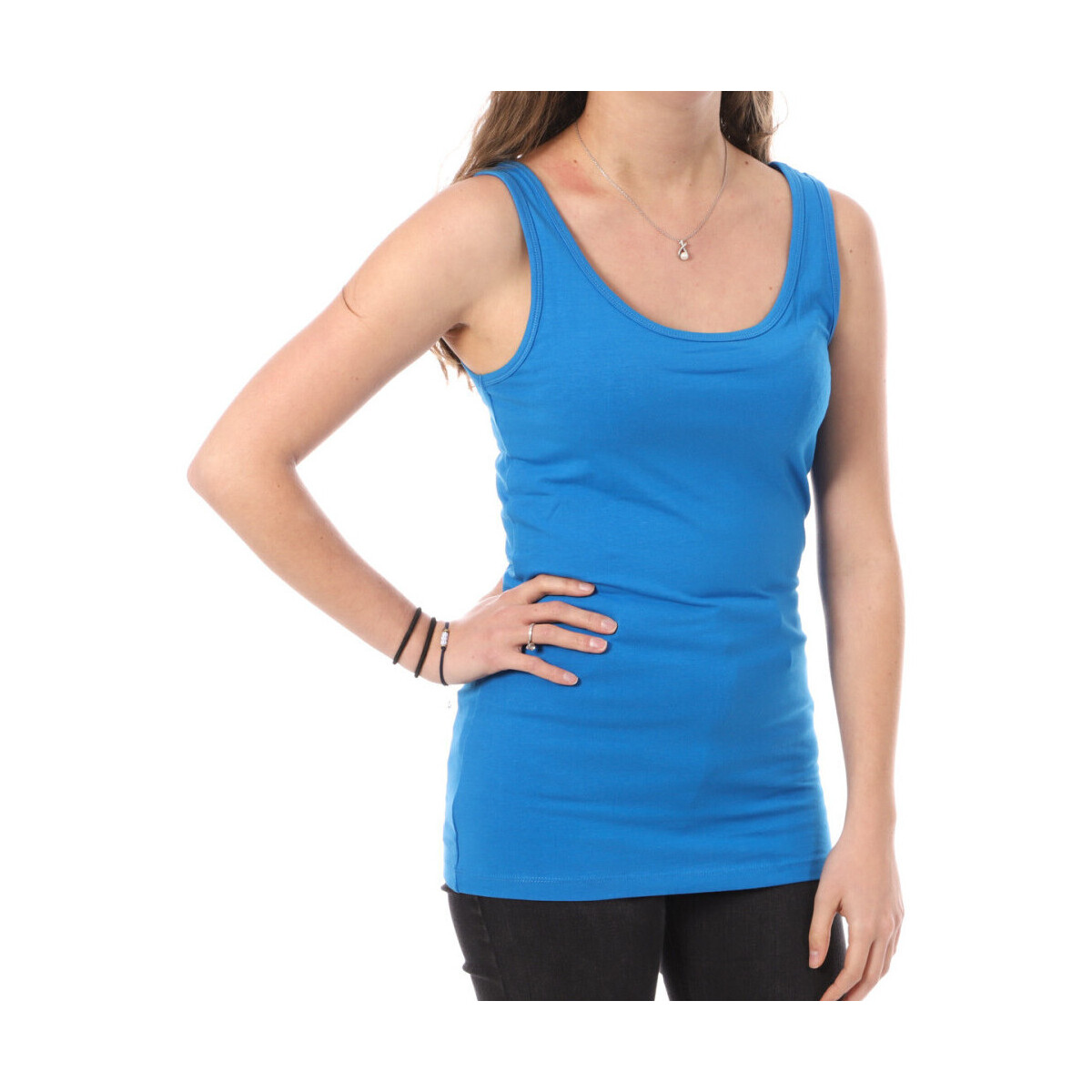 Abbigliamento Donna Top / T-shirt senza maniche JDY 15259184 Blu