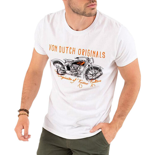 Abbigliamento Uomo T-shirt & Polo Von Dutch VD/TRC/SPOT Bianco