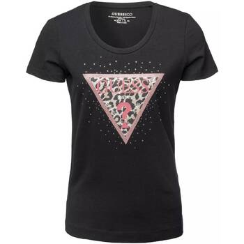Abbigliamento Donna T-shirt & Polo Guess T-SHIRT ES24GU39 Nero
