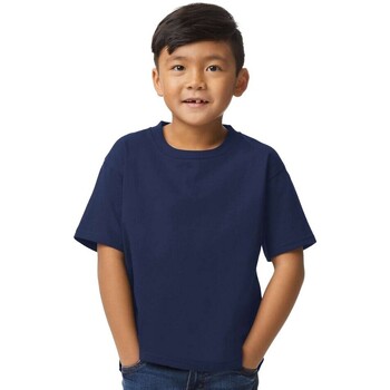Abbigliamento Unisex bambino T-shirt maniche corte Gildan 65000B Blu