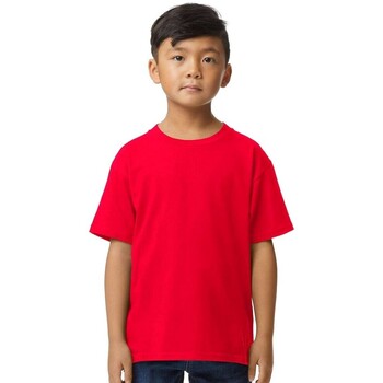 Abbigliamento Unisex bambino T-shirt maniche corte Gildan 65000B Rosso