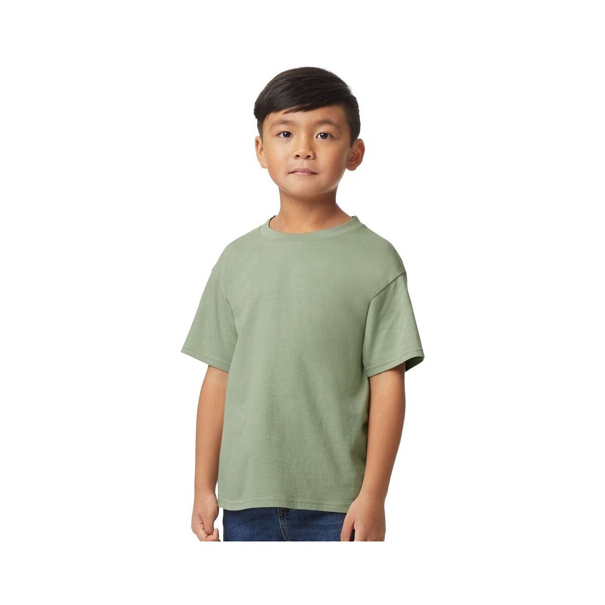 Abbigliamento Unisex bambino T-shirt maniche corte Gildan 65000B Verde