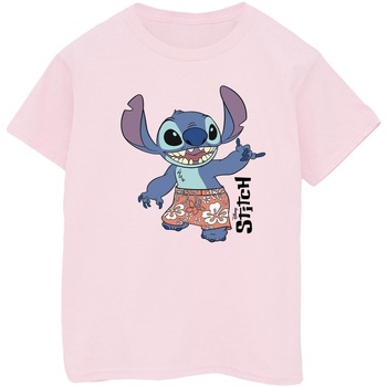 Abbigliamento Bambino T-shirt maniche corte Disney Lilo & Stitch Bermuda Shorts Rosso