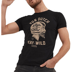 Abbigliamento Uomo T-shirt & Polo Von Dutch VD/TRC/WIND Nero