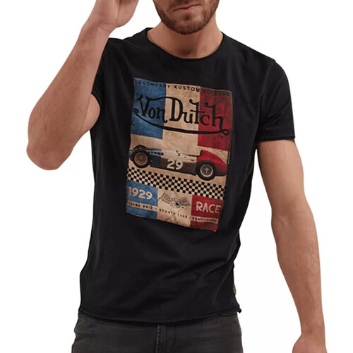 Abbigliamento Uomo T-shirt maniche corte Von Dutch VD/TRC/GPRIX Nero