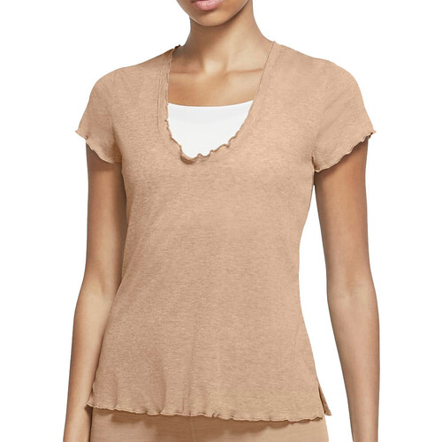 Abbigliamento Donna T-shirt maniche corte Nike CU5383-283 Rosa