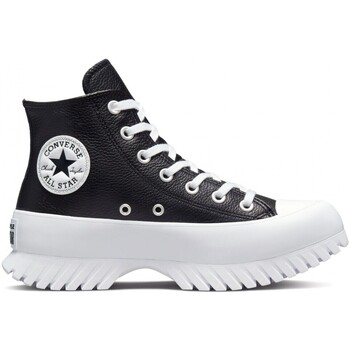 Scarpe Donna Sneakers Converse Chuck Taylor All Star Lugged 20 Leather Nero