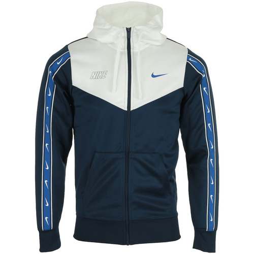 Abbigliamento Uomo Giacche sportive Nike M Nsw Repeat Sw Pk Fz Hoody Blu