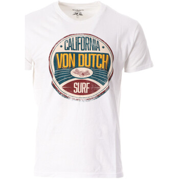 Abbigliamento Uomo T-shirt & Polo Von Dutch VD/TRC/ROUND Bianco