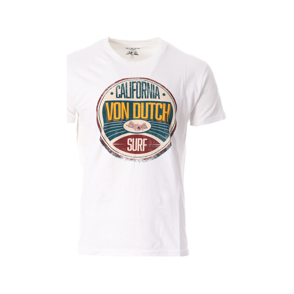 Abbigliamento Uomo T-shirt & Polo Von Dutch VD/TRC/ROUND Bianco