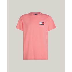 Abbigliamento Uomo T-shirt maniche corte Tommy Hilfiger DM0DM18263TIC Rosa