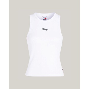 Abbigliamento Donna T-shirt & Polo Tommy Hilfiger DW0DW17838YBR Bianco