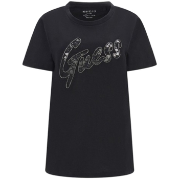 Abbigliamento Donna T-shirt & Polo Guess T-SHIRT ES24GU63 Nero