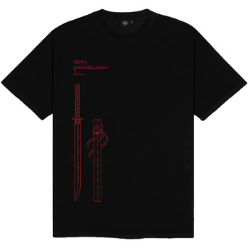 Abbigliamento Uomo T-shirt & Polo Dolly Noire Miyamoto Musashi Outline Tee Nero
