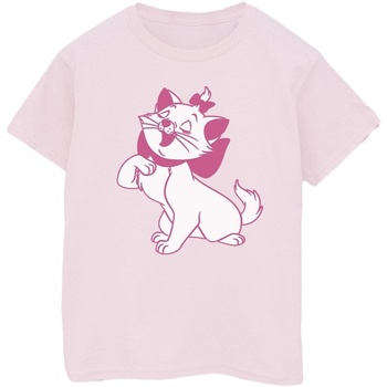 Abbigliamento Donna T-shirts a maniche lunghe Disney The Aristocats Marie Rosso